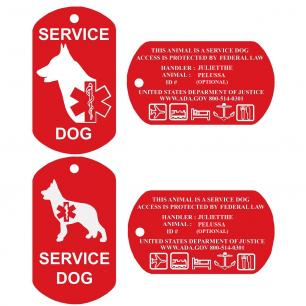 GSD Service Dog Tag