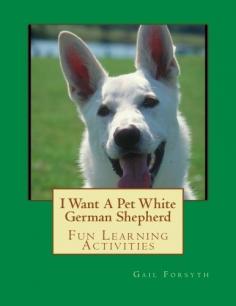 I want a white GSD book